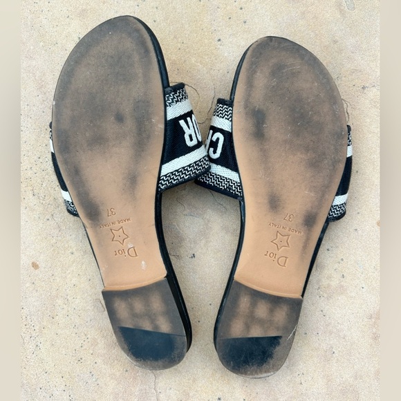 Dior Black and White Sandals - Picture 2 of 5